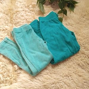 💙 Sweatpant Duo sz.8. Teal/Comfy